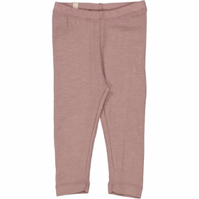 Wheat Wool Dusty Lilac Leggings Squat Proof For Kids