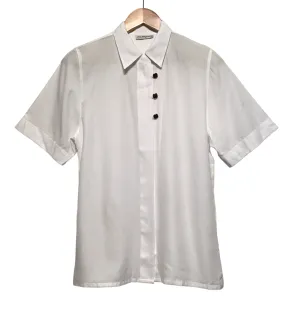 White Blouse (Size L) Athletic Cut