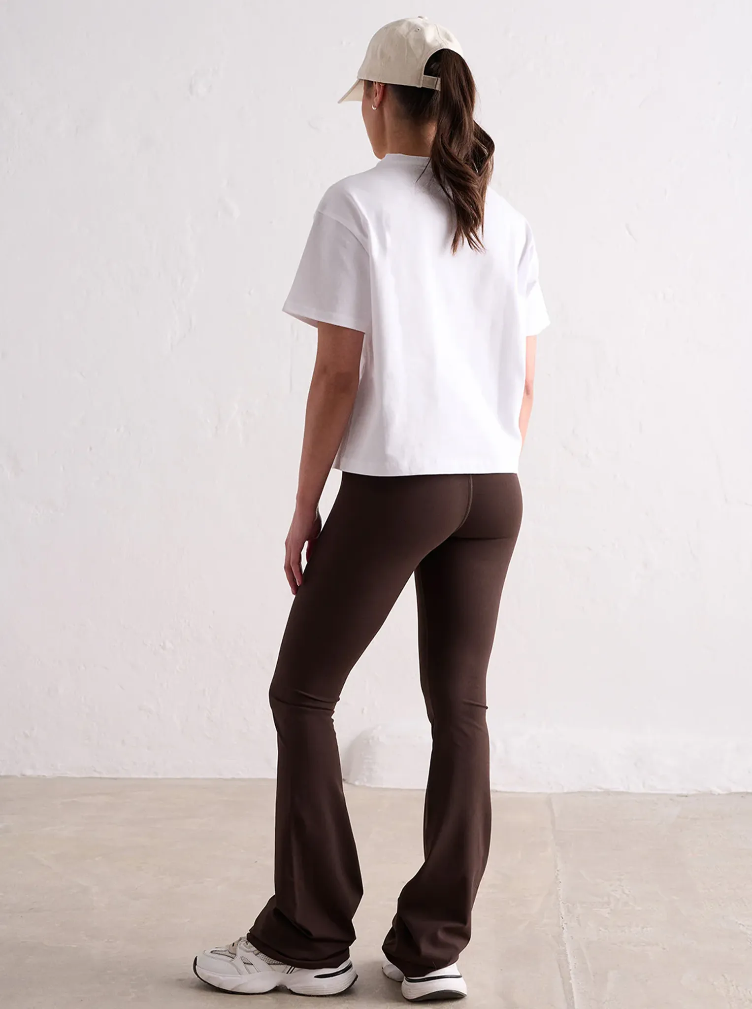 Organic Cotton Practical Wear White Boxy T-Shirt