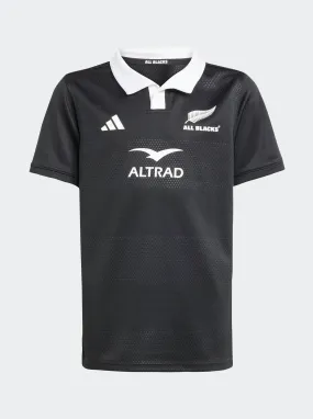 Reflective Safety Details All Blacks Home Replica Jersey Kids