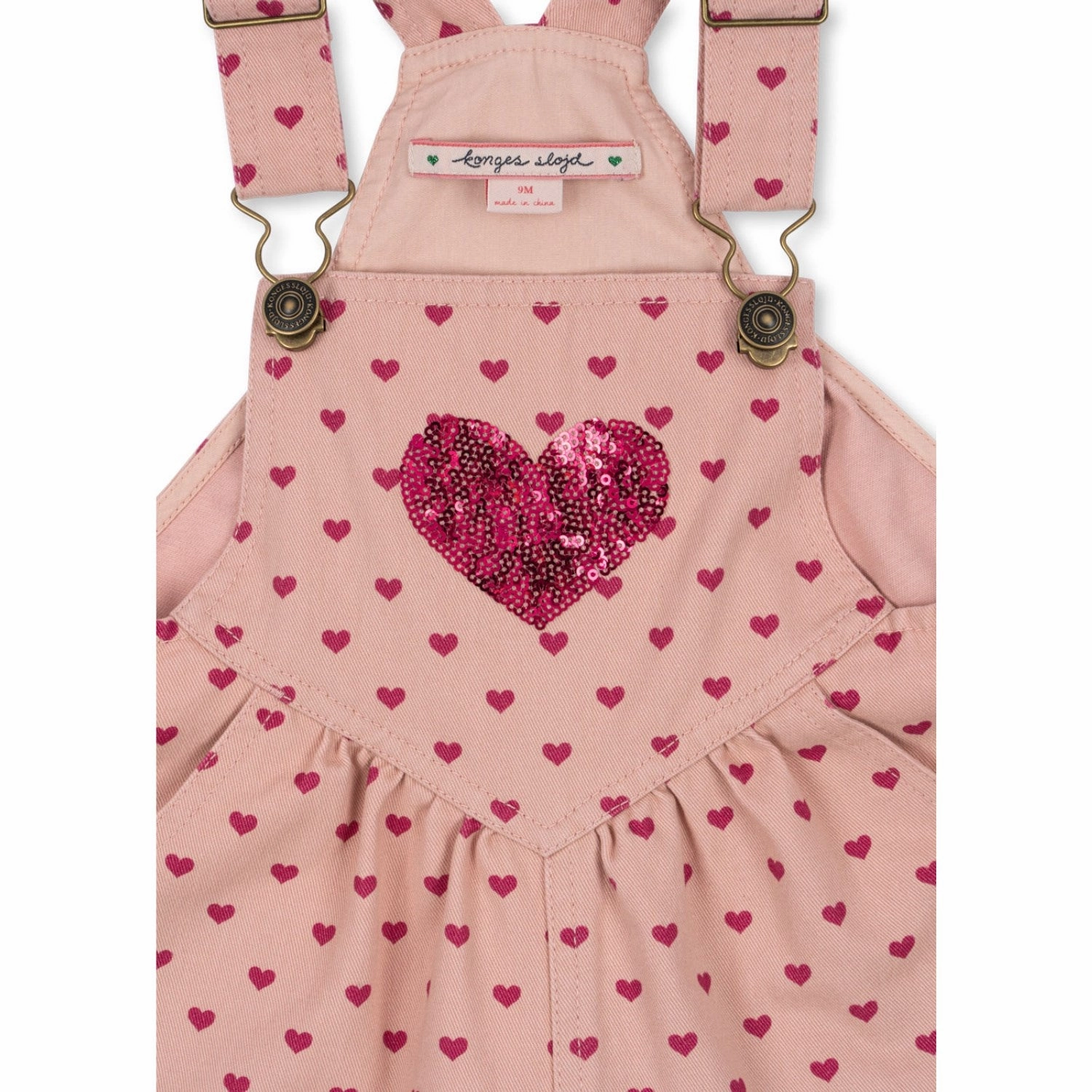 MoistureControlLiner Konges Sl?jd Berry Coeur Nola Sequin Overalls GOTS