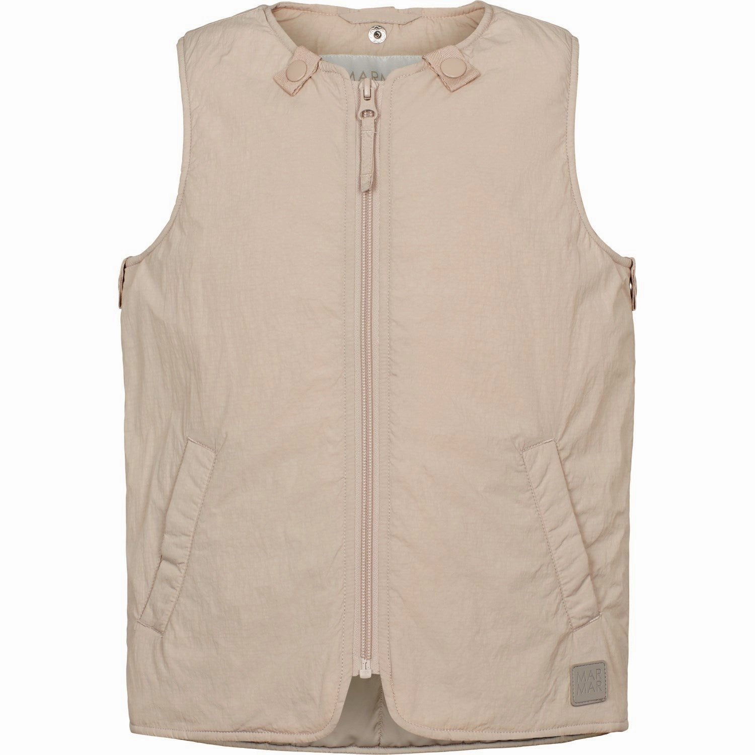 stretchy clothing size MarMar Rid?? Cream Taupe Orvella Vest Outerwear