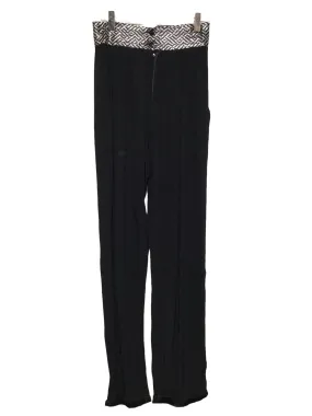 Smart Look NoiseReducingFabric Women??s Silver Patterned Waist Trousers (Size XS)