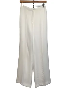 Womens White Trousers (28X29) Durable Fit Sleek Appearance
