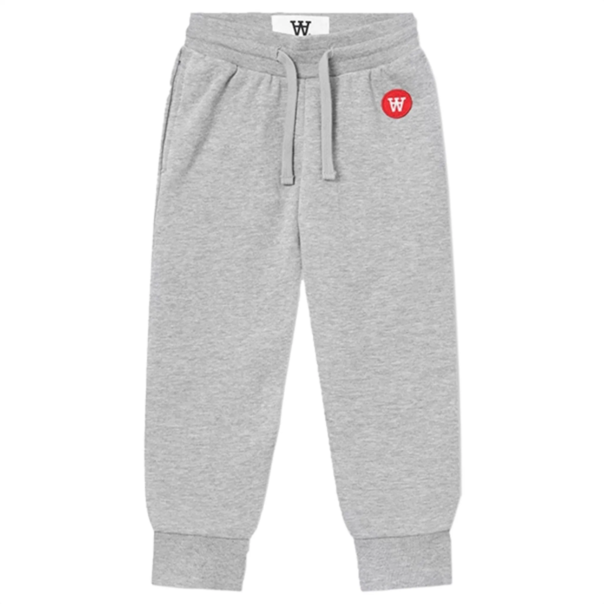 Contoured Seam Placement Wood Wood Grey Melange Ran Sweatpants