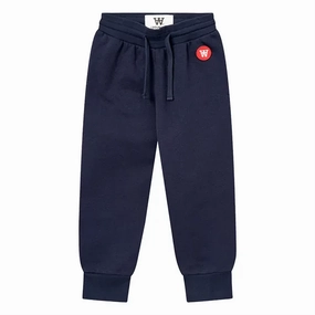 Wood Wood Navy Ran Sweatpants AntiSlip Grip