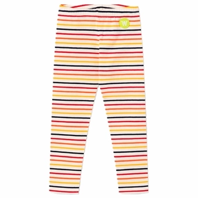 Eco Shopper Double Layer Thermal Warm Home Lounge Wood Wood Off White Stripes Ira Leggings