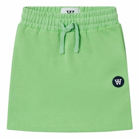 Wood Wood Pale Green Sky Skirt Simple Layer