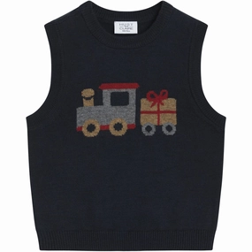 Hust & Claire Navy Perry Vest Quick Drying