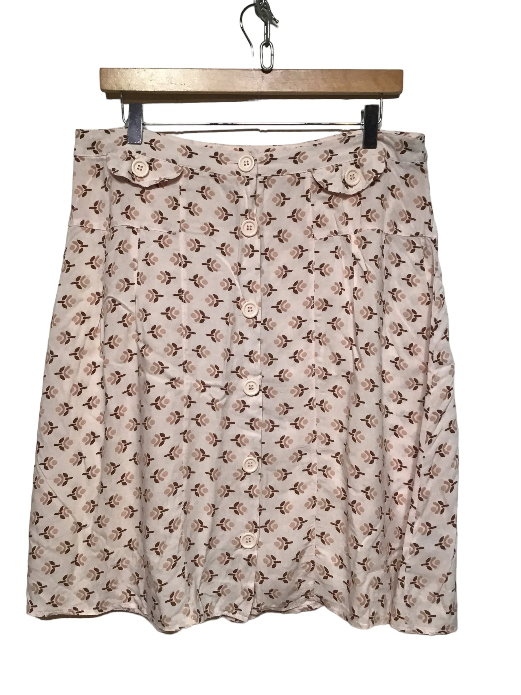 Floral Skirt (Size L) Hygienic Antimicrobial Layer Flex Fit Design