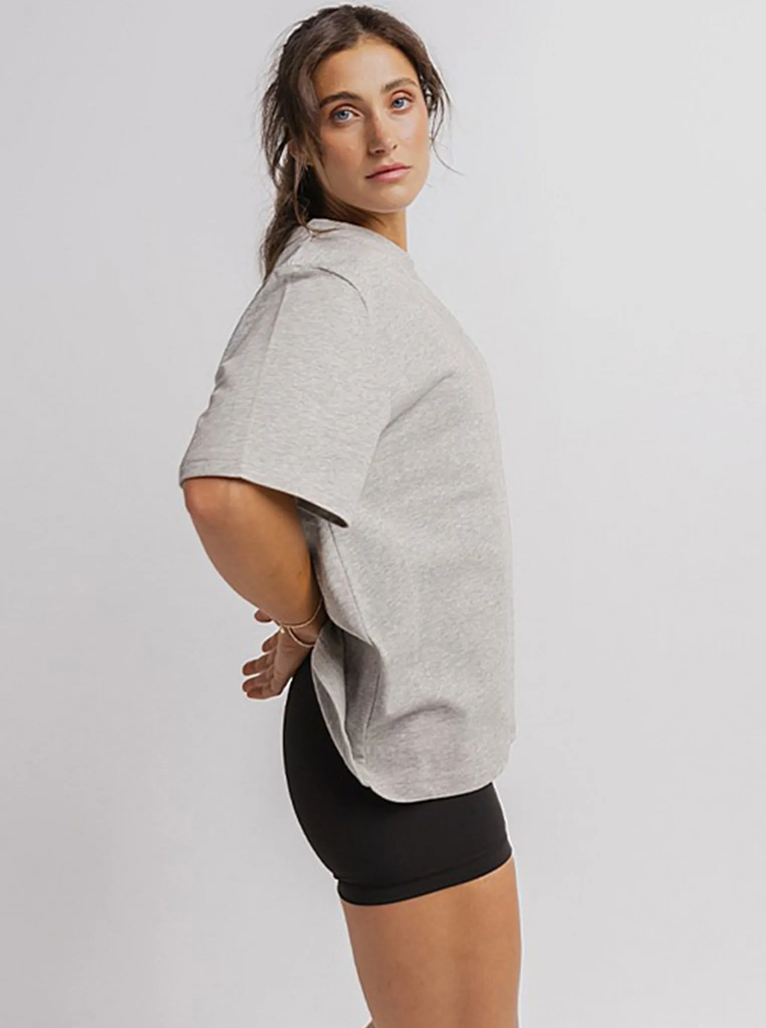 Outdoor Ready Modern Casual Taylor Tee in Grey Marle