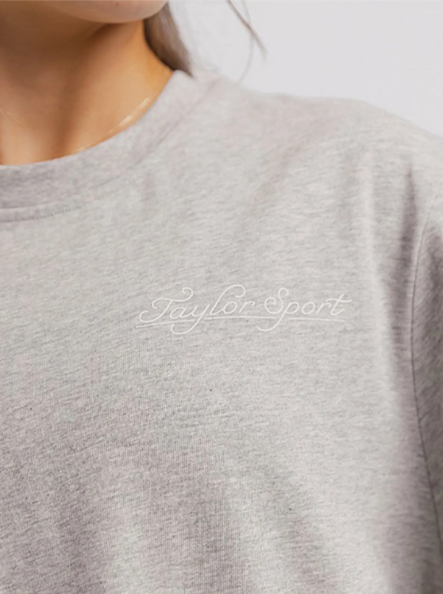 Taylor Tee in Grey Marle Trendy Vibe