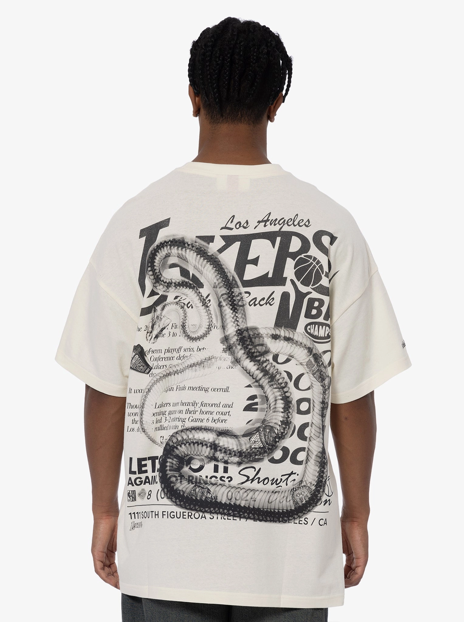 Light and Breathable Los Angeles Lakers Radiograph Rings Tee