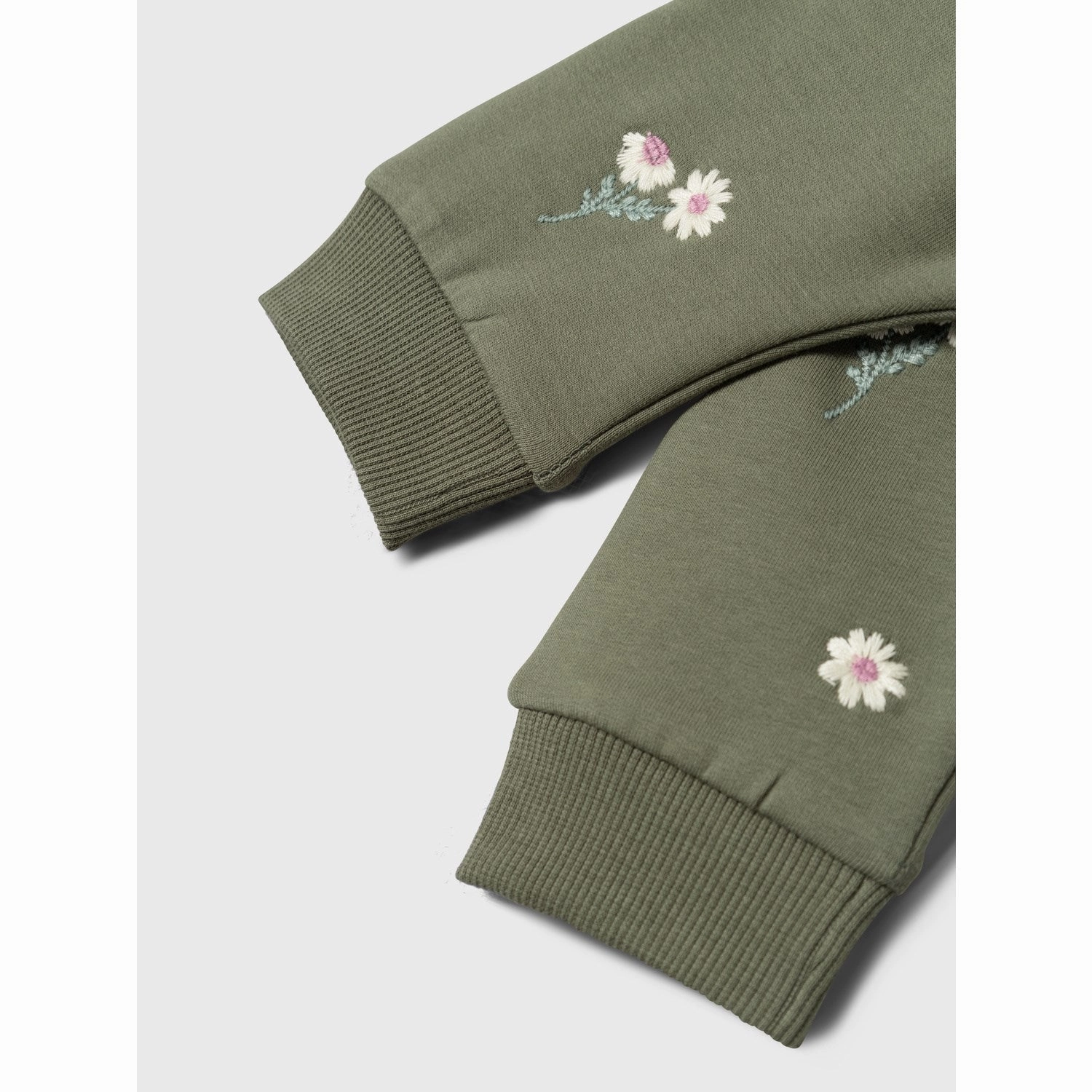 Name It Mulled Basil Nowa Sweatpants Taped Seam Reinforcement Sporty Layers