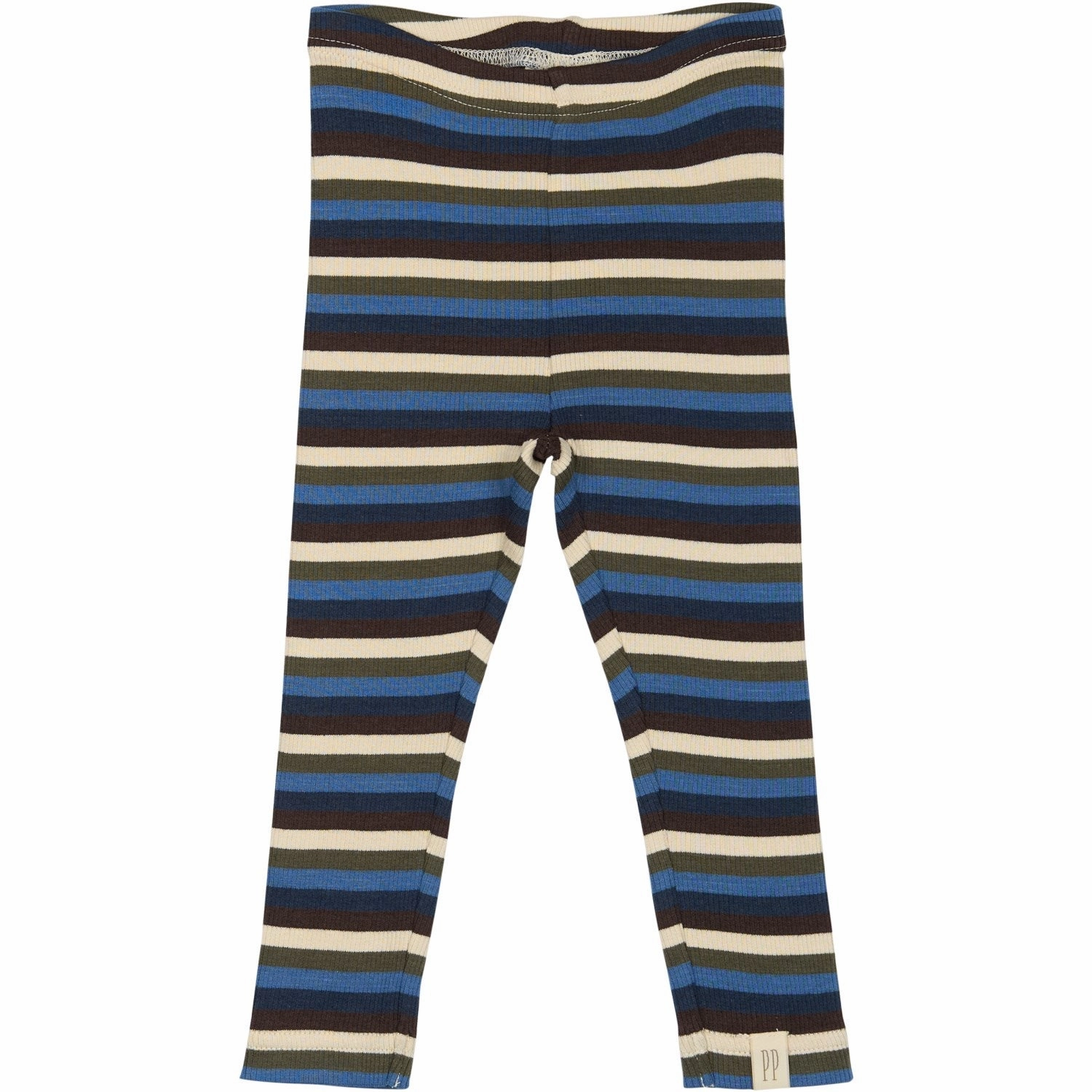 Minimalist Style Holiday Outfit Modern Comfort Petit Piao True Navy Multistripe Legging Modal Multi Striped