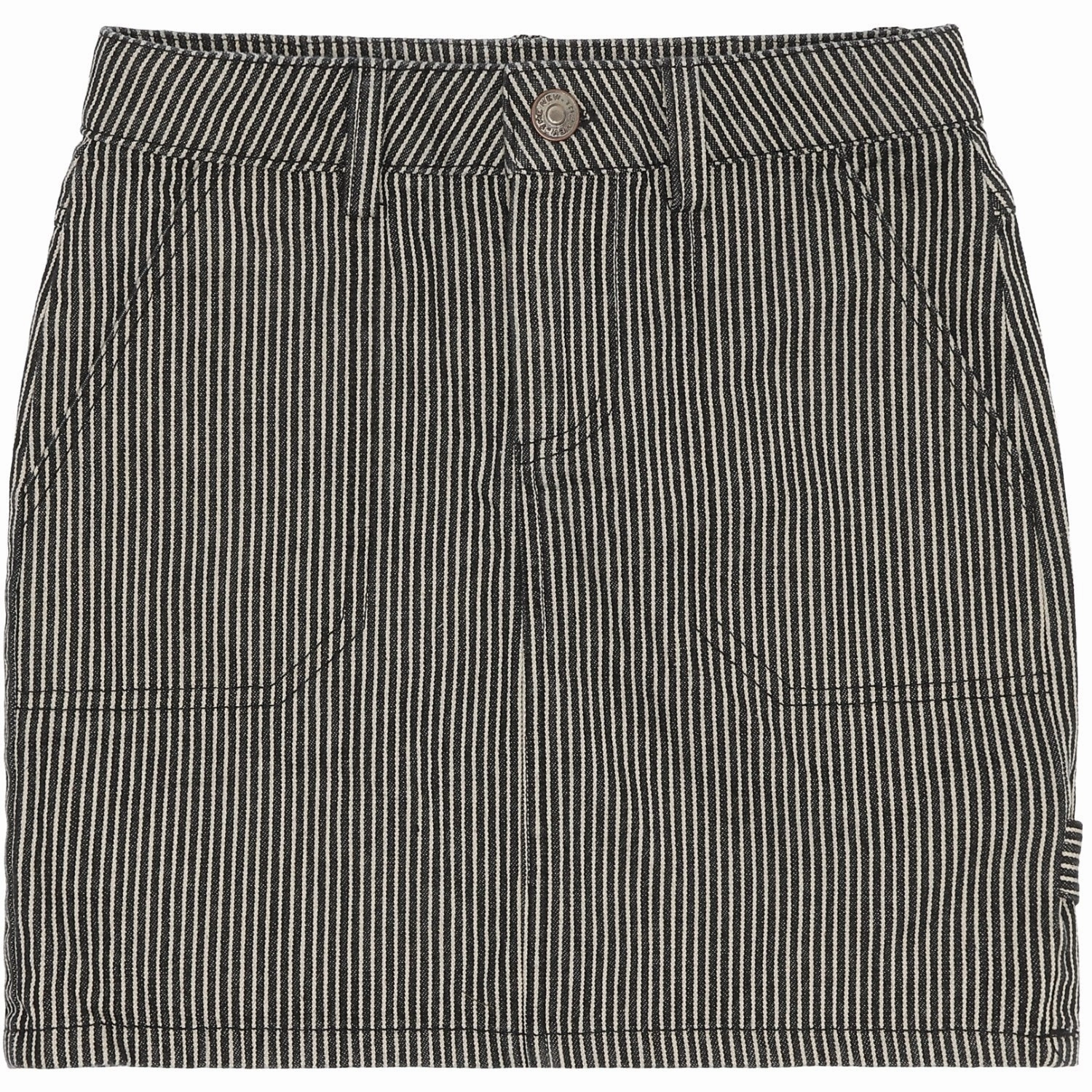 The New Dark Blue Denim London Denim Skirt Spring Must Have