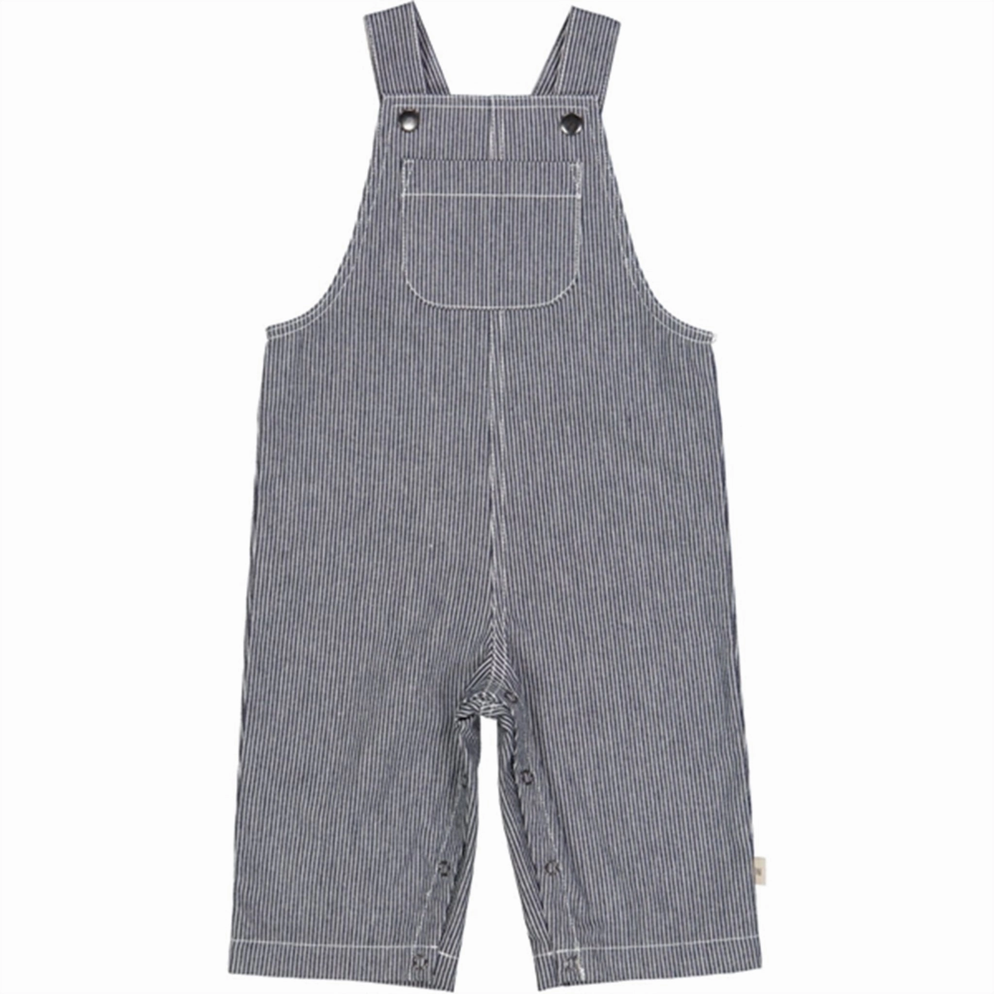 Thermal Regulating Wheat Navy Denim Stripe Issey Overall