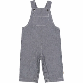 Thermal Regulating Wheat Navy Denim Stripe Issey Overall