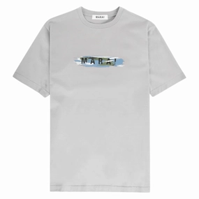Marai Brush Logo T-Shirt Men Informal charm