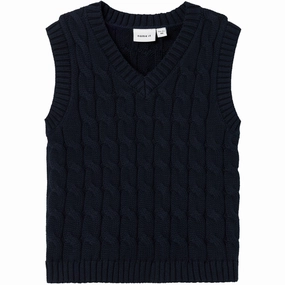 Low Profile Collars Name It Dark Sapphire Remon Knit Slipover