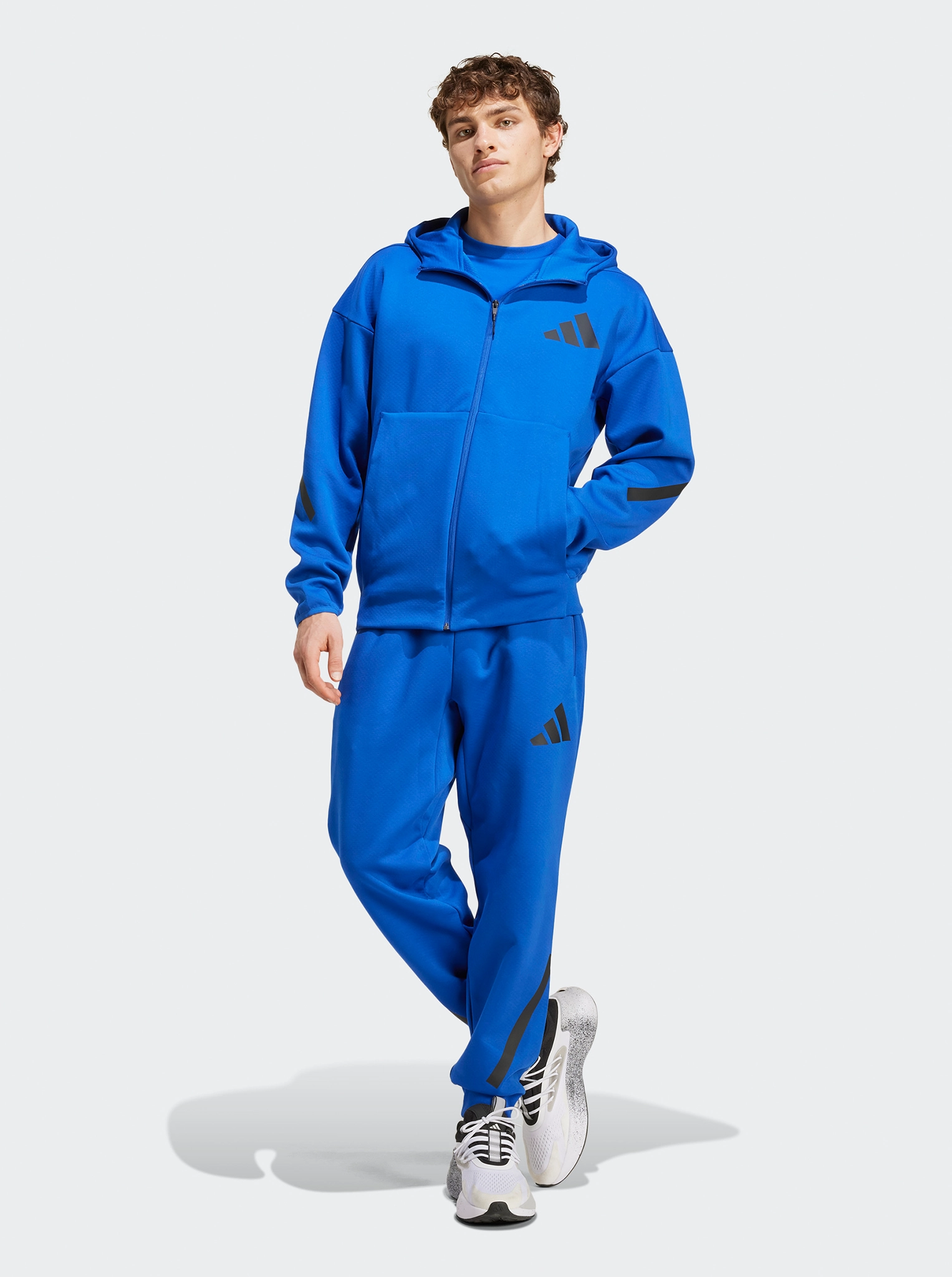 Z.N.E. Full-Zip Hooded Track Jacket All Day Comfort Echidna like