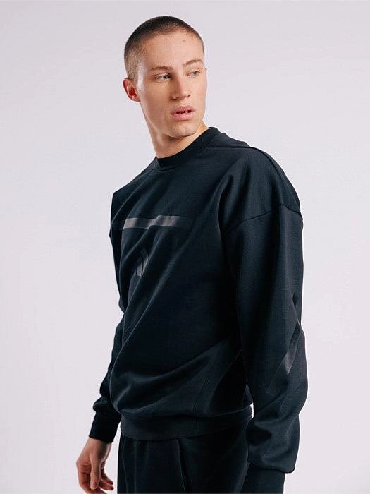 Z.N.E. Sweatshirt Cozy Inner Layer Faded Wash Effect