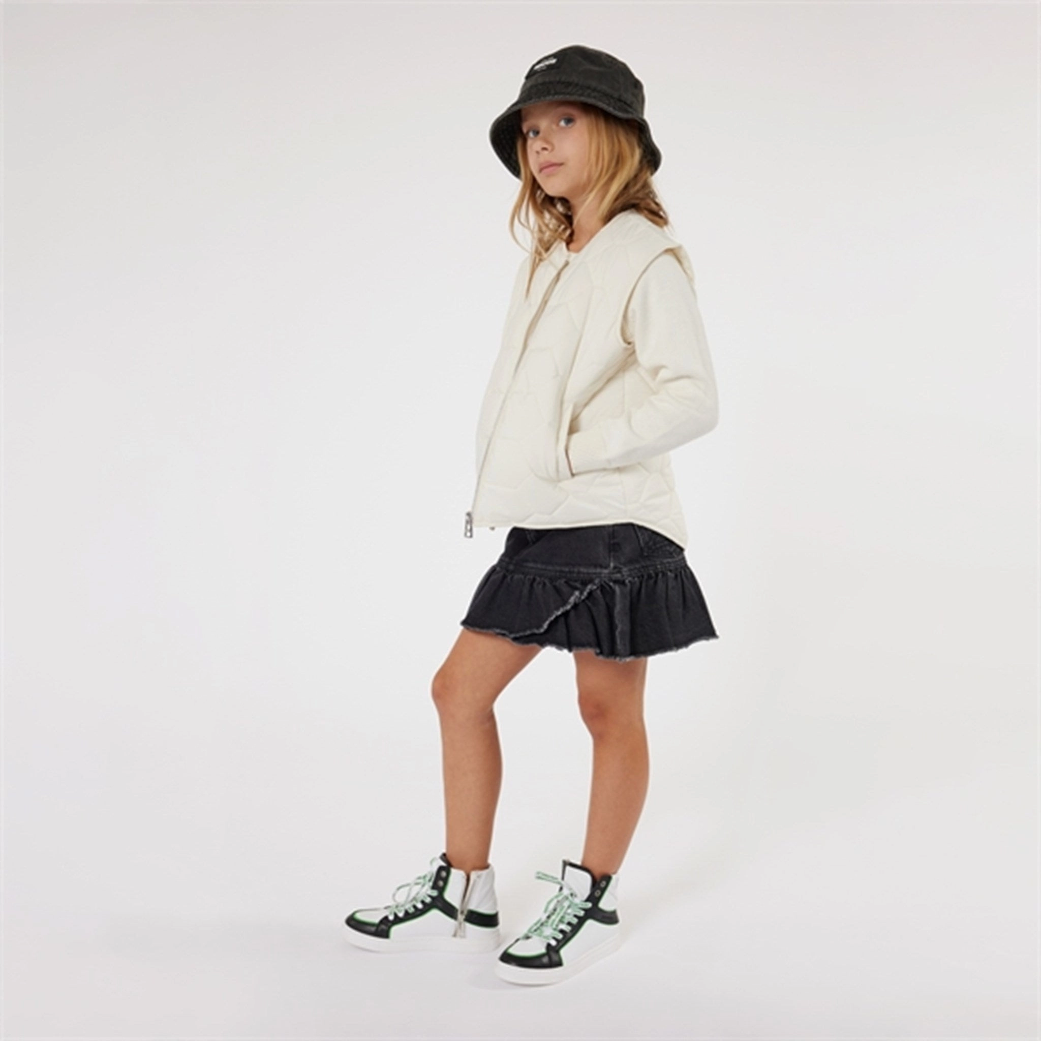 Zadig & Voltaire Denim Black Denim Skirt Lightweight Material