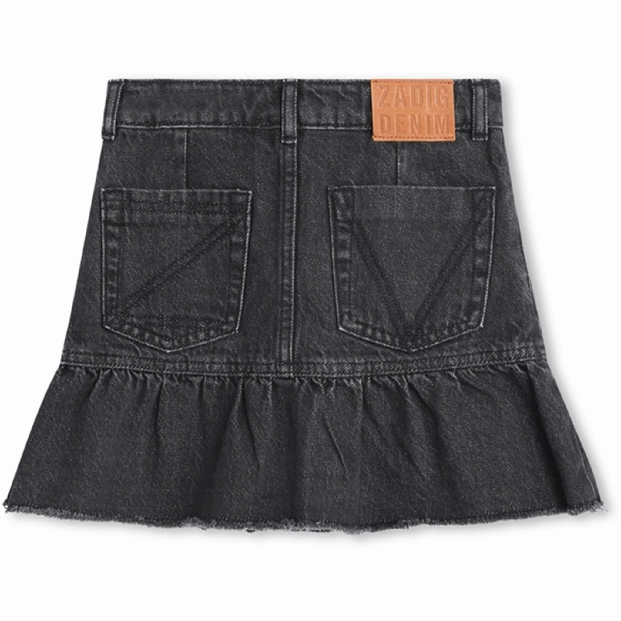 party look Gentle Wear Zadig & Voltaire Denim Black Denim Skirt