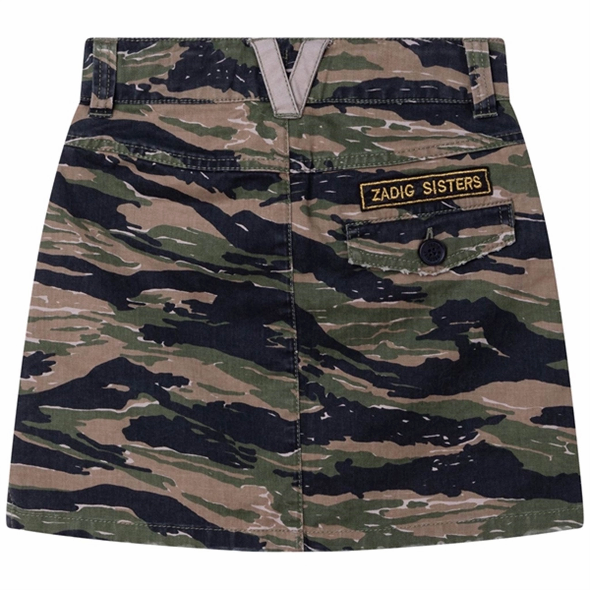 Iconic Style Light Fabric Zadig & Voltaire Skirt Khaki