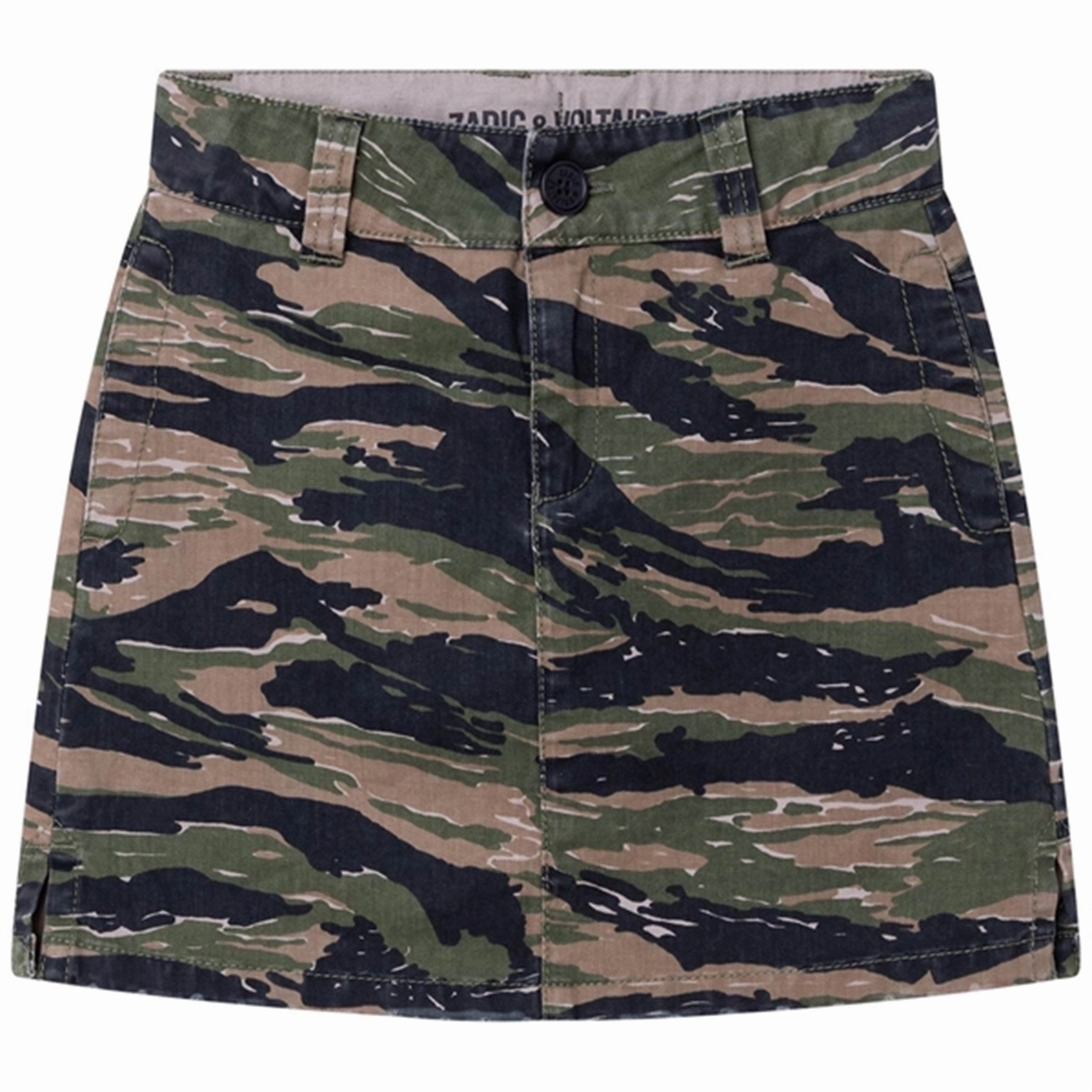 Zadig & Voltaire Skirt Khaki Invisible Seams