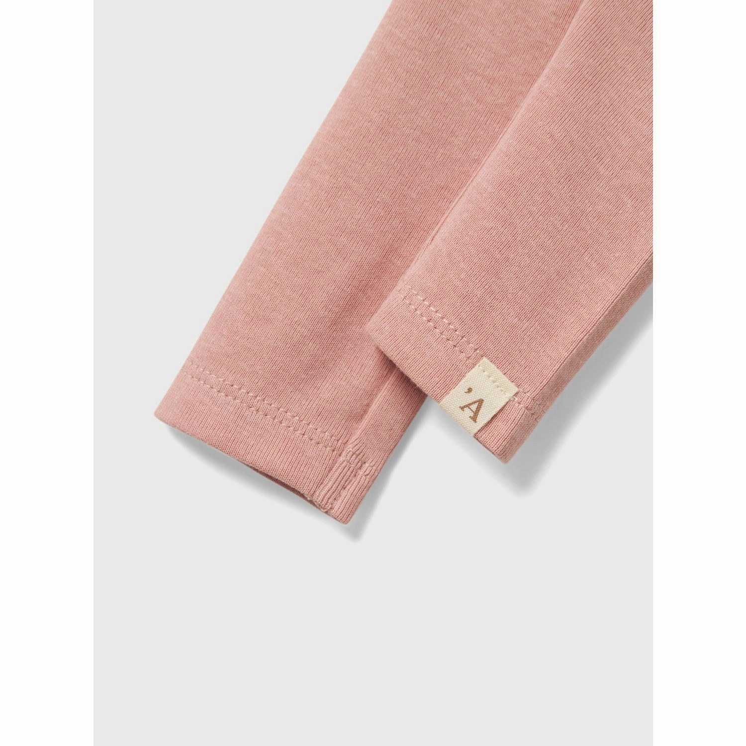 Lil'Atelier Misty Rose Nbflalo Tip Slim Leggings Lil Grid Pattern Perfectly Shaped