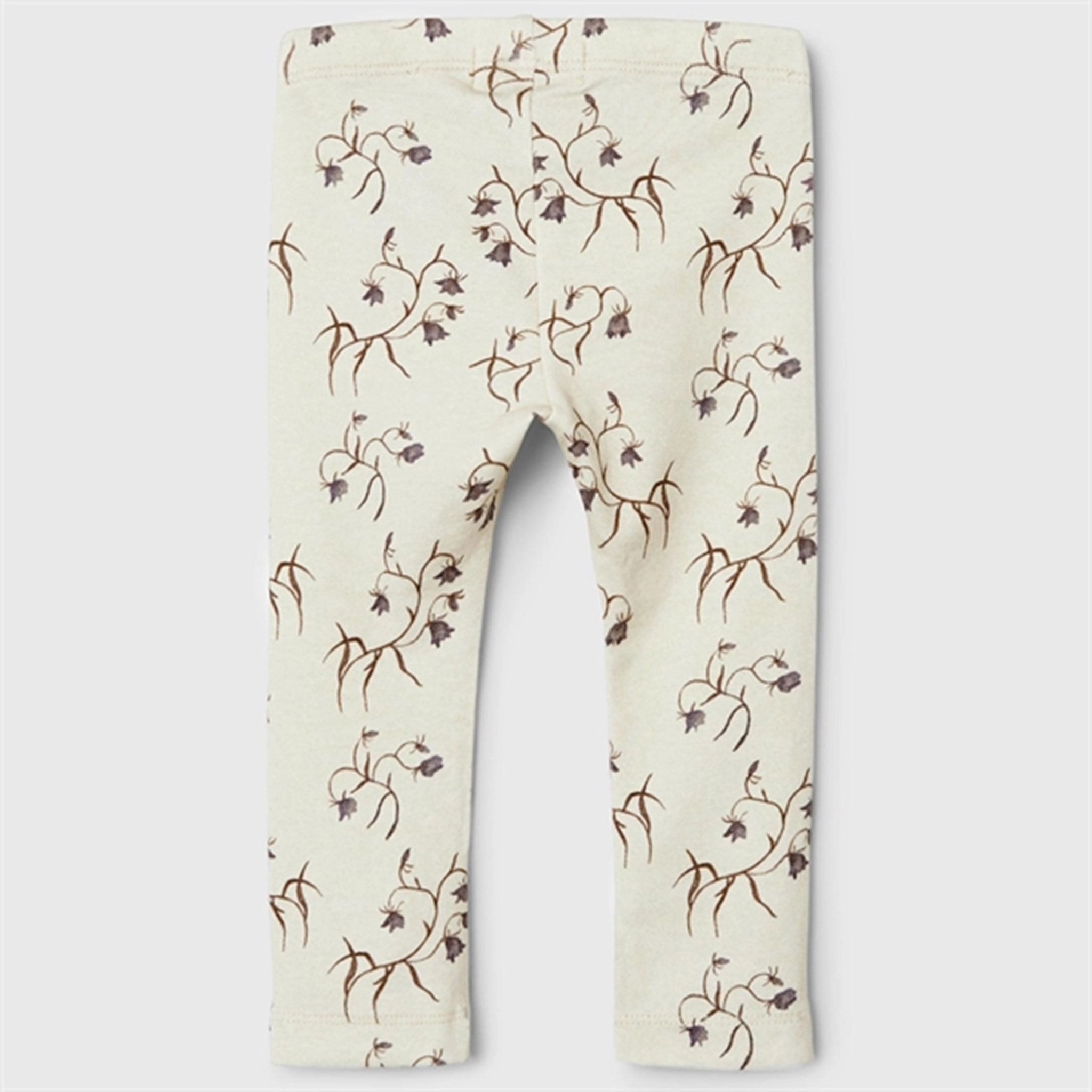 Lil'Atelier Turtledove/Flower Gaya Slim leggings Noos Daily Comfort