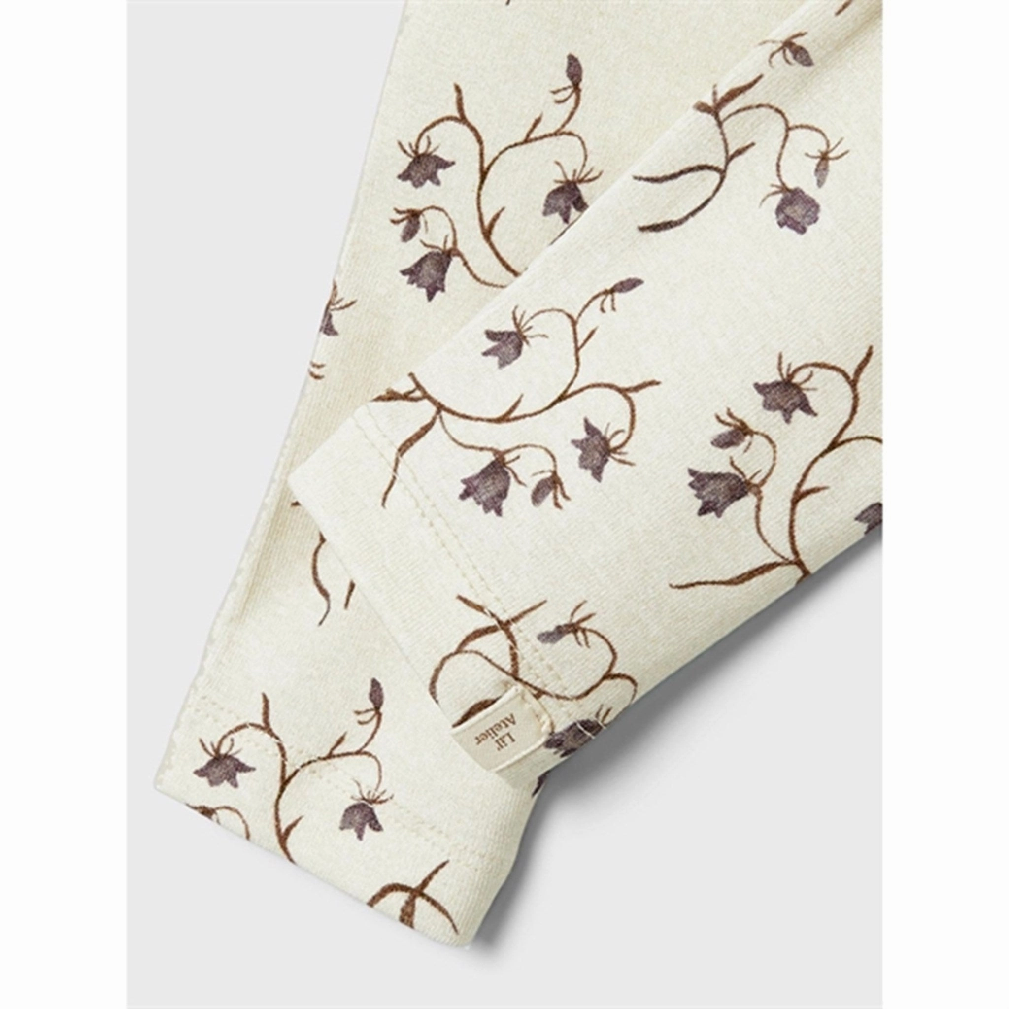 Active Lifestyle Eco Friendly All-Season Wear Lil'Atelier Turtledove/Flower Gaya Slim leggings Noos