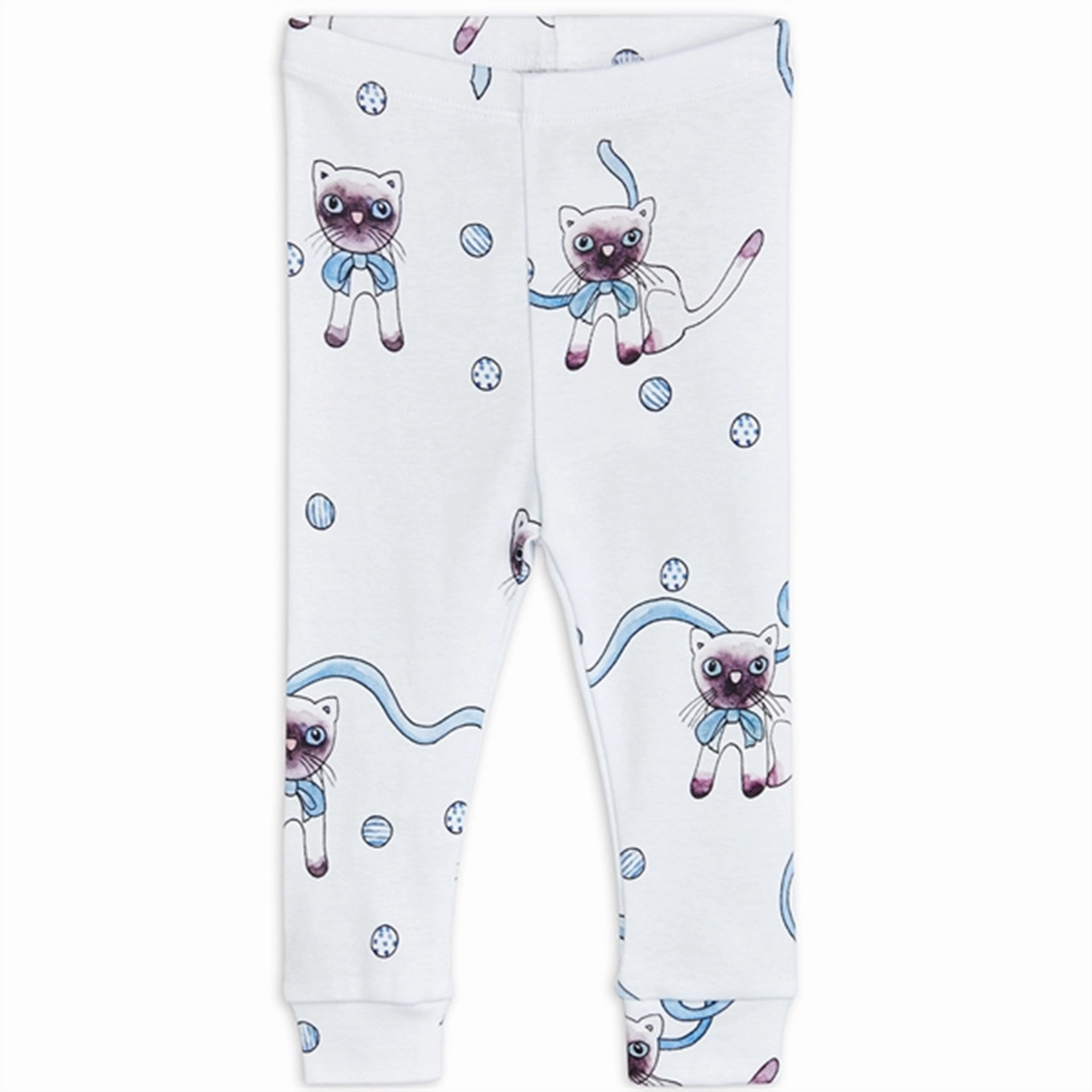 Mini Rodini Light blue Siamese Aop Leggings Outdoor Lover Skin Friendly
