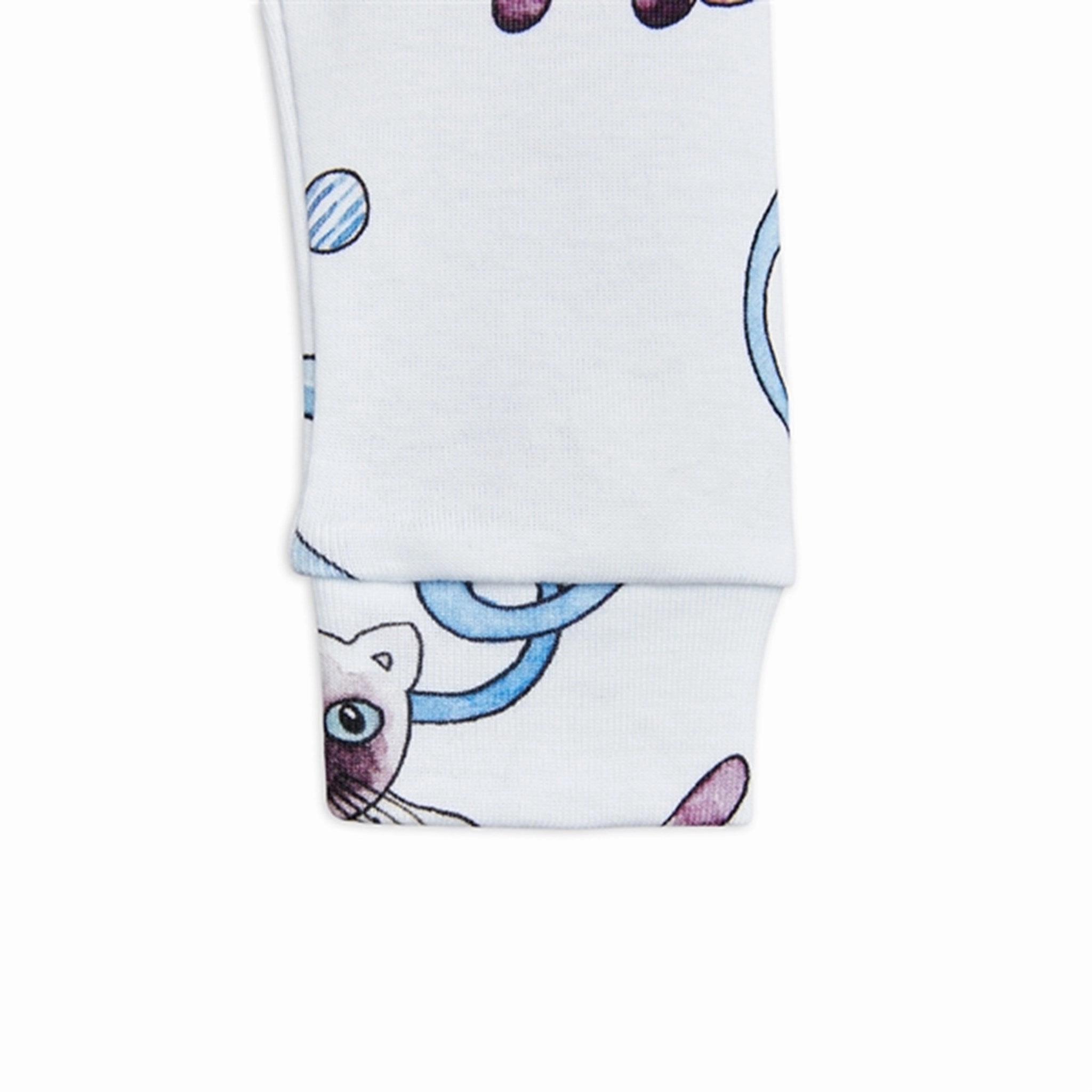 Postpartum Fit Daily Routine Mini Rodini Light blue Siamese Aop Leggings