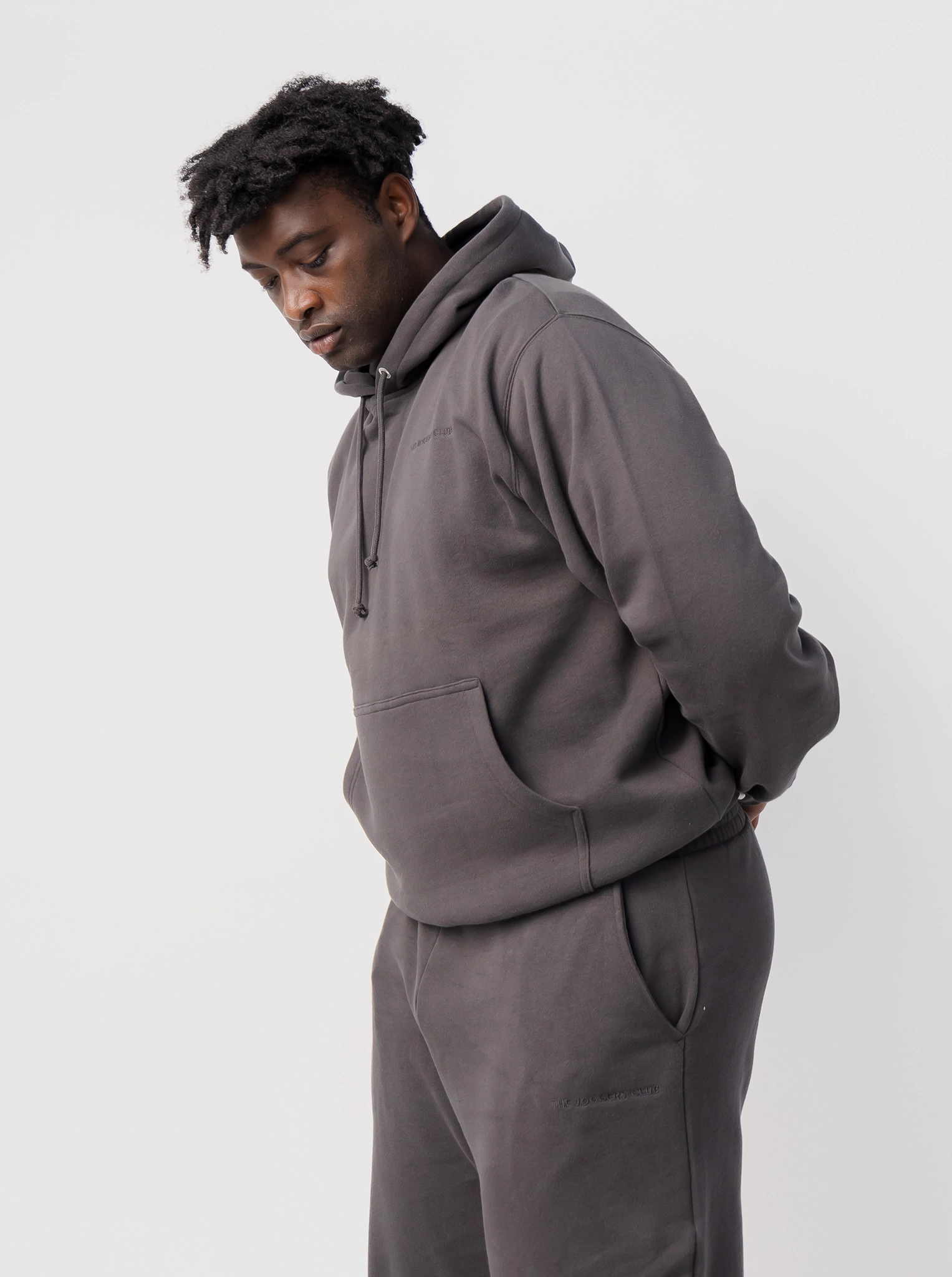 Classic Hood in Washed Black Fitness wear