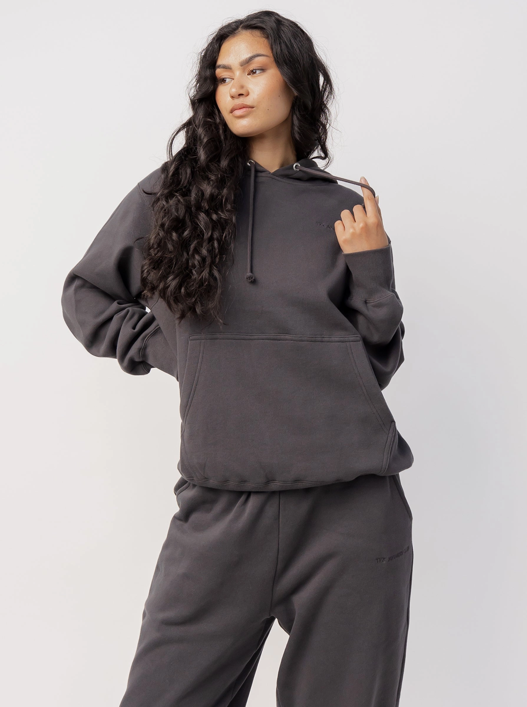 Niche style Pre Shrunk Cotton Classic Hood in Washed Black