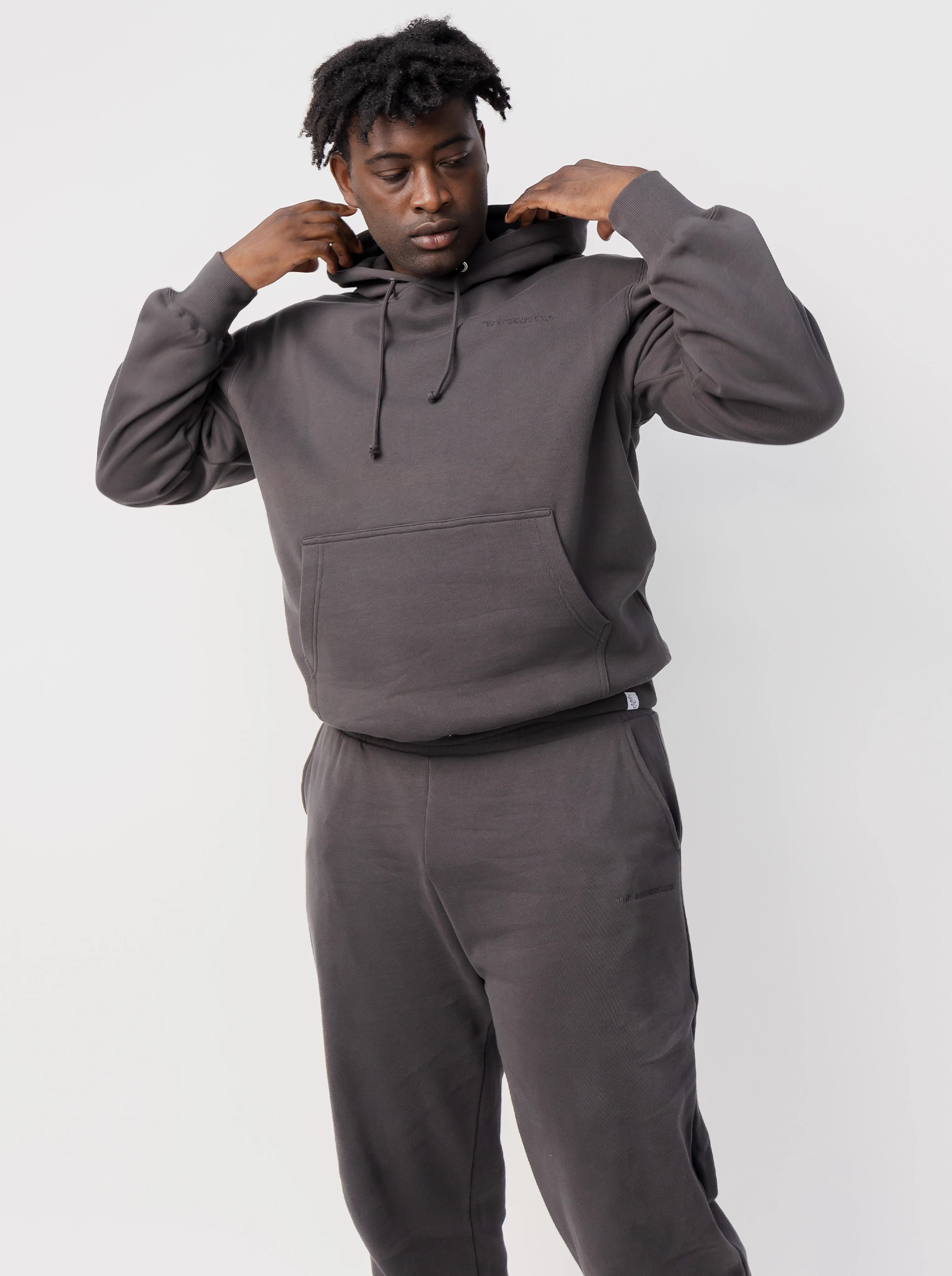 Classic Hood in Washed Black Weekend Brunch Moisture Wicking Lining